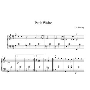 Bladmuziek: Petit Waltz Bandoneonsolo