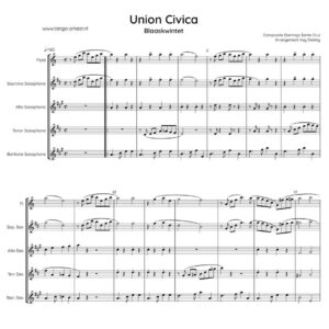 Bladmuziek: Union Civica Blaaskwintet